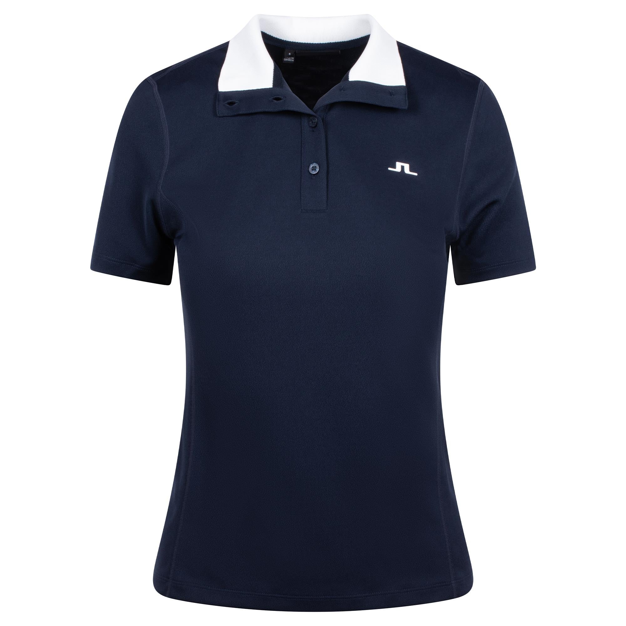 J Lindeberg Piper Ladies Golf Polo Shirt Navy